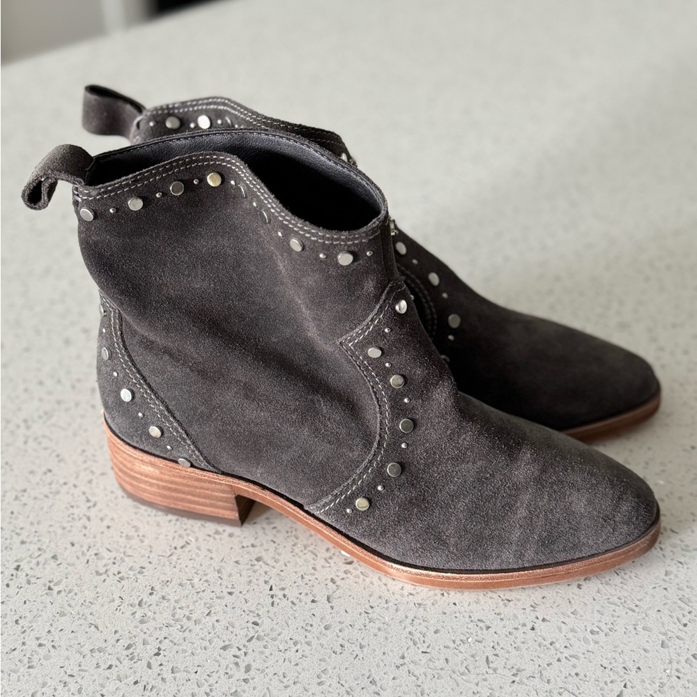 Dolce Vita Studded Western Ankle Booties